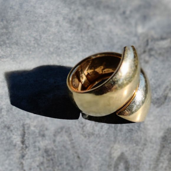 14KT Gold Spiral Ring - Picture 5 of 7